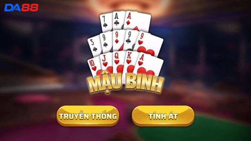 Tựa game Mậu Binh Đại Cát trong sảnh Game Bài DA88